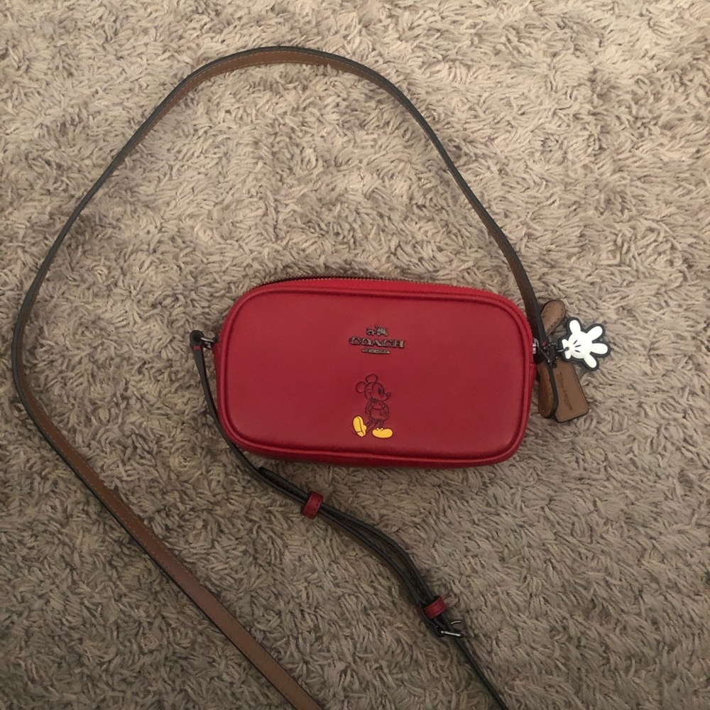 Disney X Coach red Mickey Mouse bag